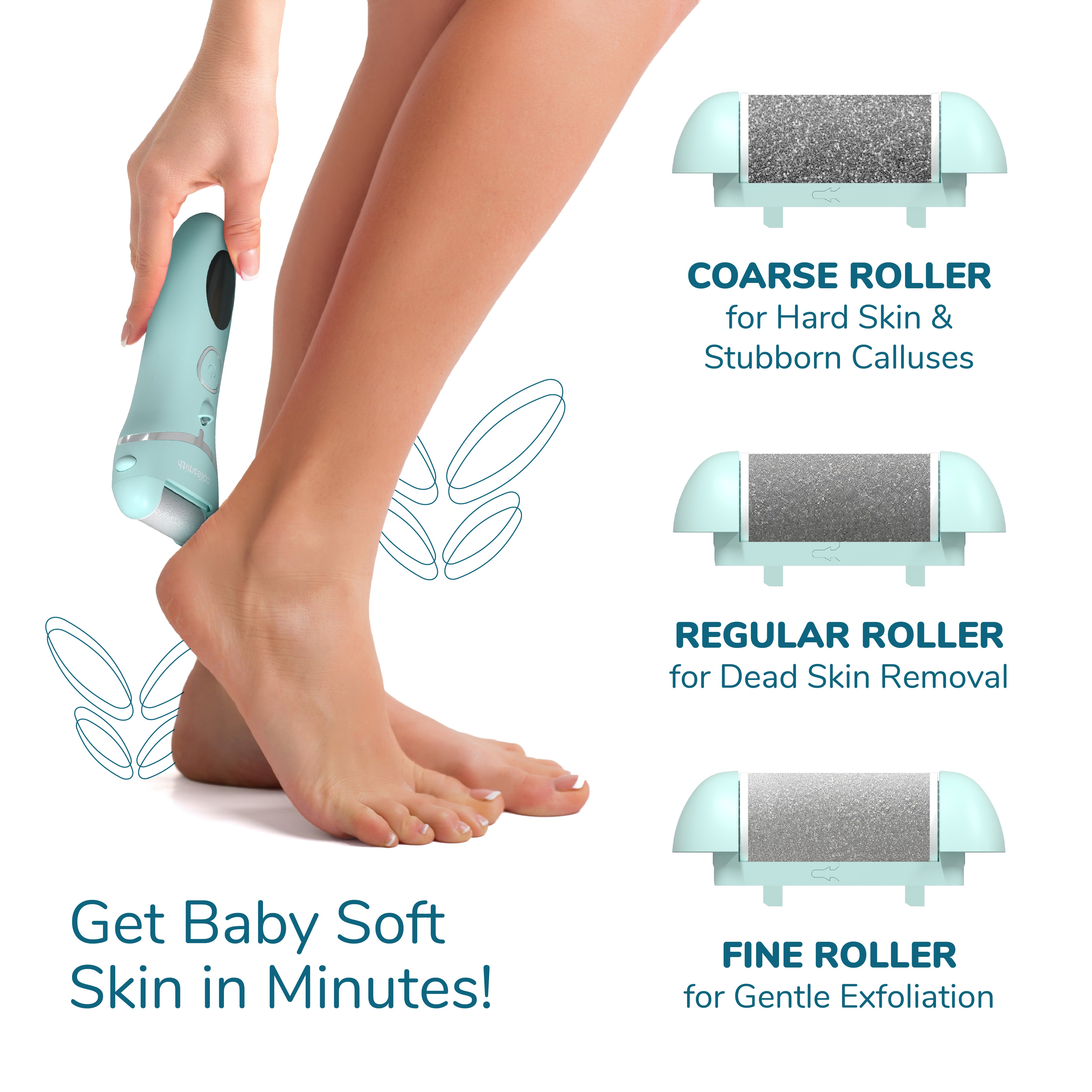 Premium Foot File 2-in-1 Callus Remover for Feet with Dead Skin