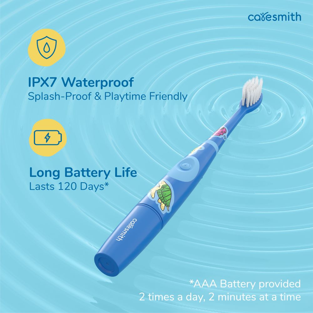 Kids Battery Electric Toothbrush Ocean Edition