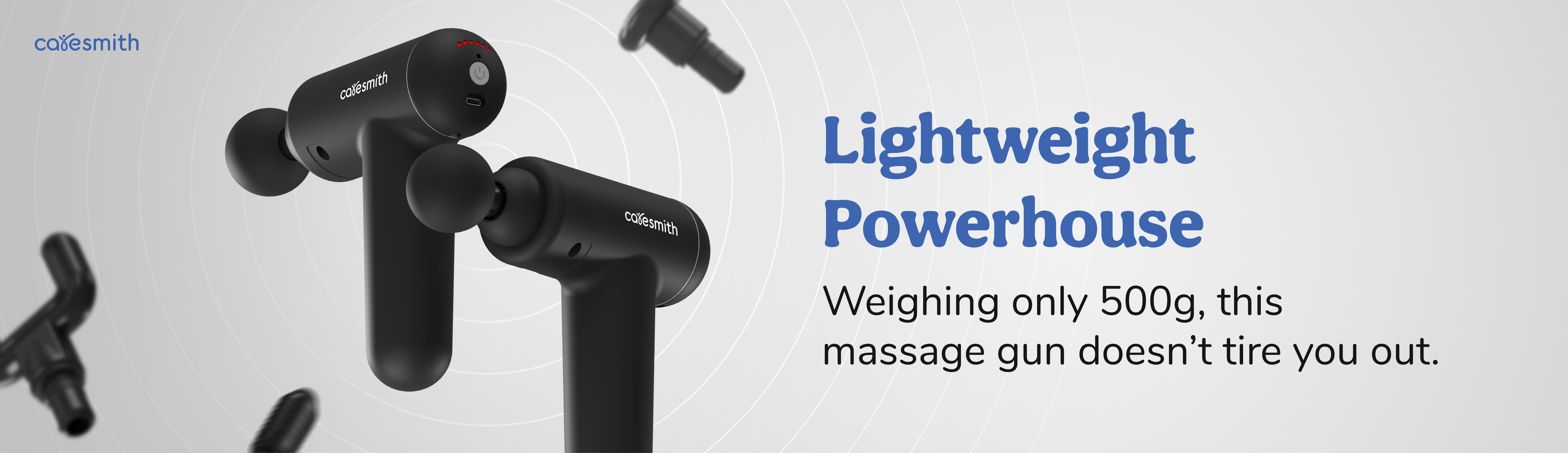 Caresmith Charge Boost Massage Gun Lightweight