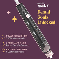 Caresmith Spark Z Pink Rechargeable Toothbrush Features