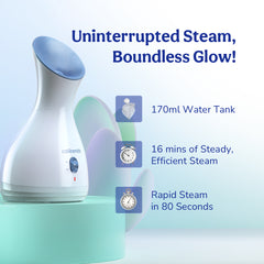 Bloom-2 in 1 Face Steamer + Steamer for Cold and Cough